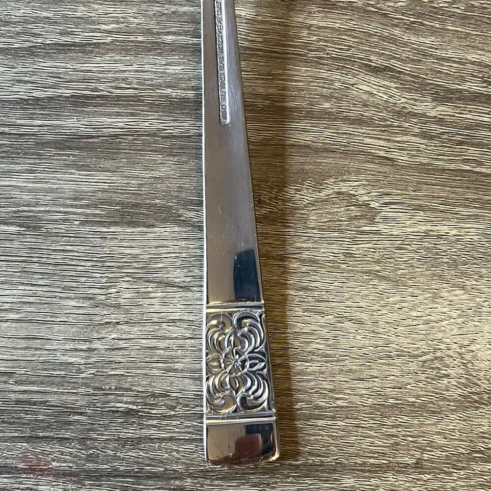 Reed & Barton Harvest Bouquet 18/10 Stainless Cold Meat Serving Fork Replacement